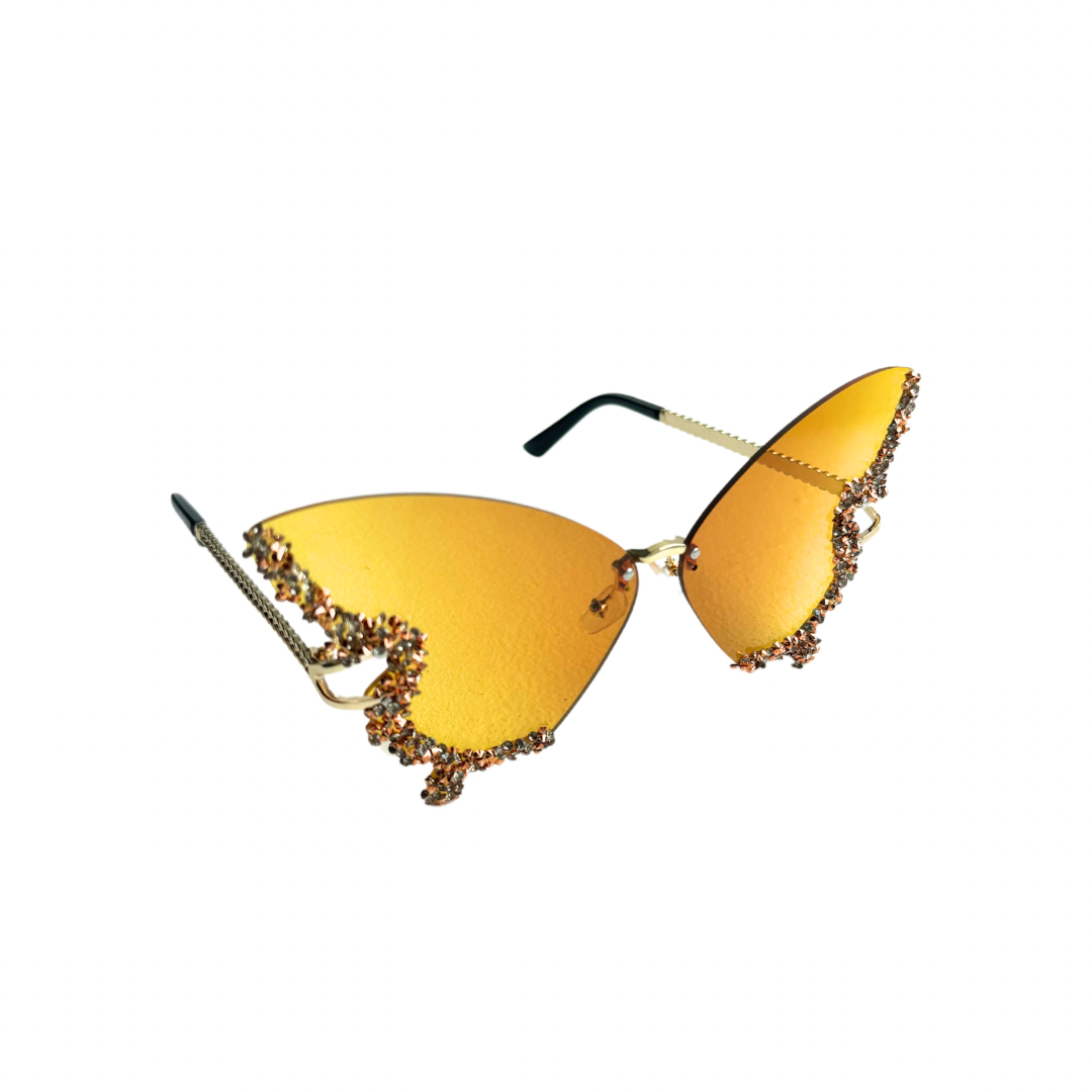 Glitter Perhonen - Aurinkolasit festareille