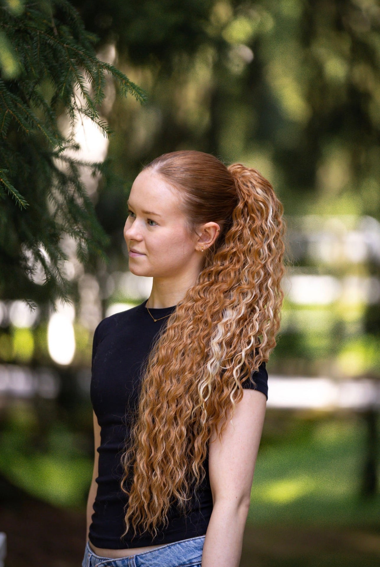 ICHA Beauty Waterwave Kuituhiusponinhäntä 70cm / 28"
