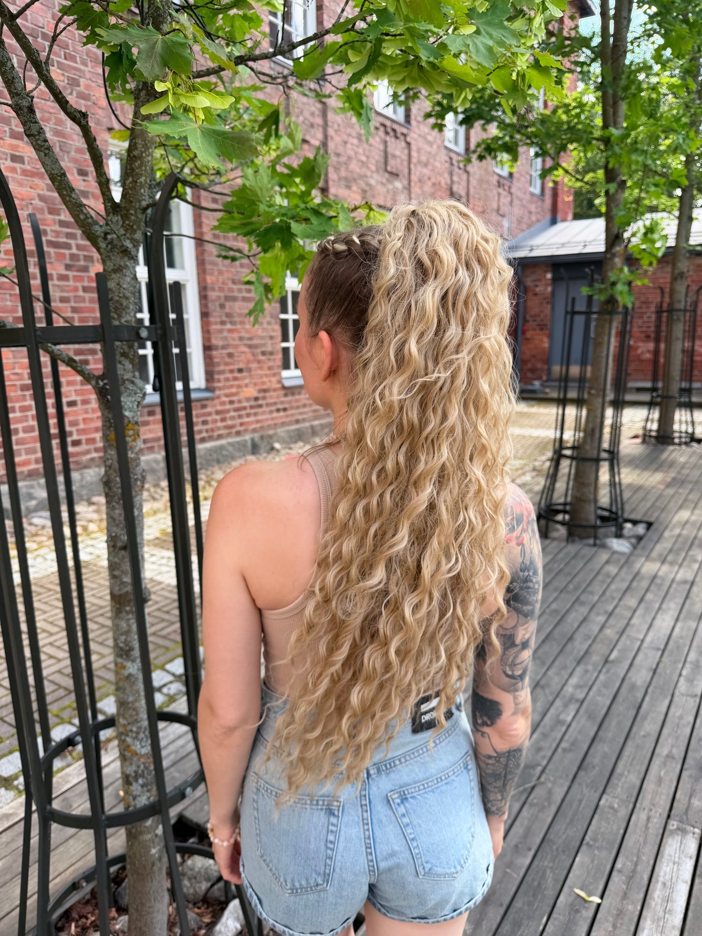 ICHA Beauty Waterwave Kuituhiusponinhäntä 70cm / 28"