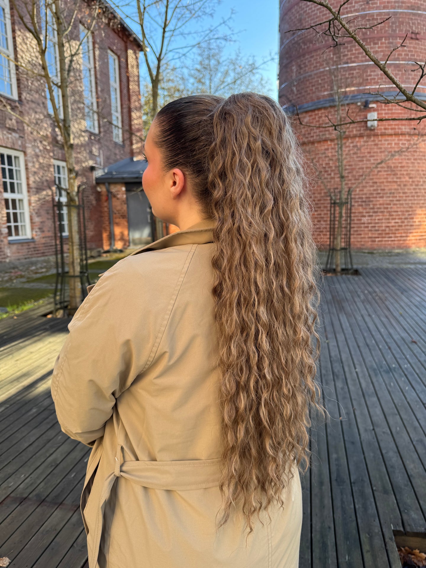 ICHA Beauty Waterwave Kuituhiusponinhäntä 70cm / 28"