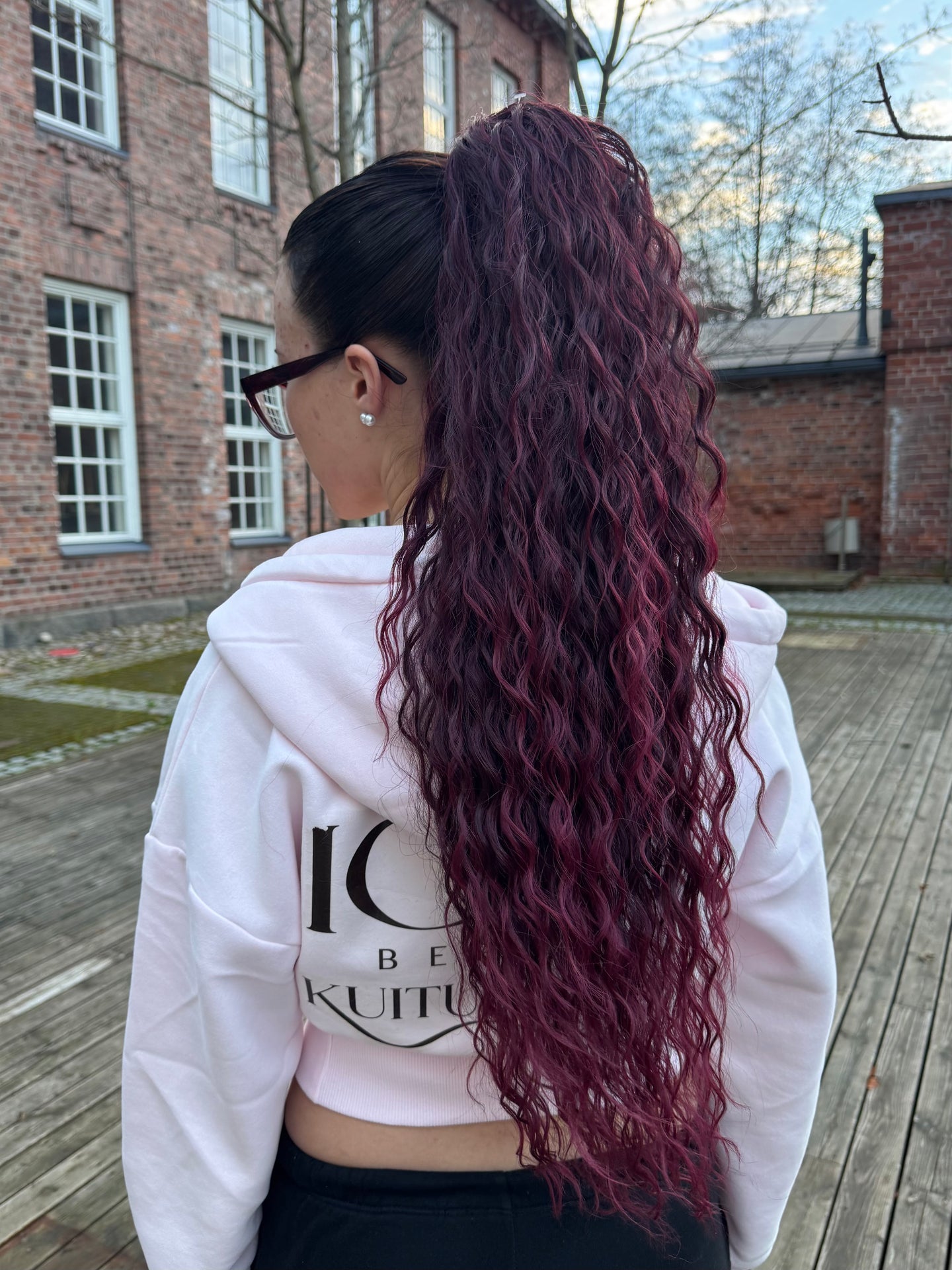 ICHA Beauty Waterwave Kuituhiusponinhäntä 70cm / 28"