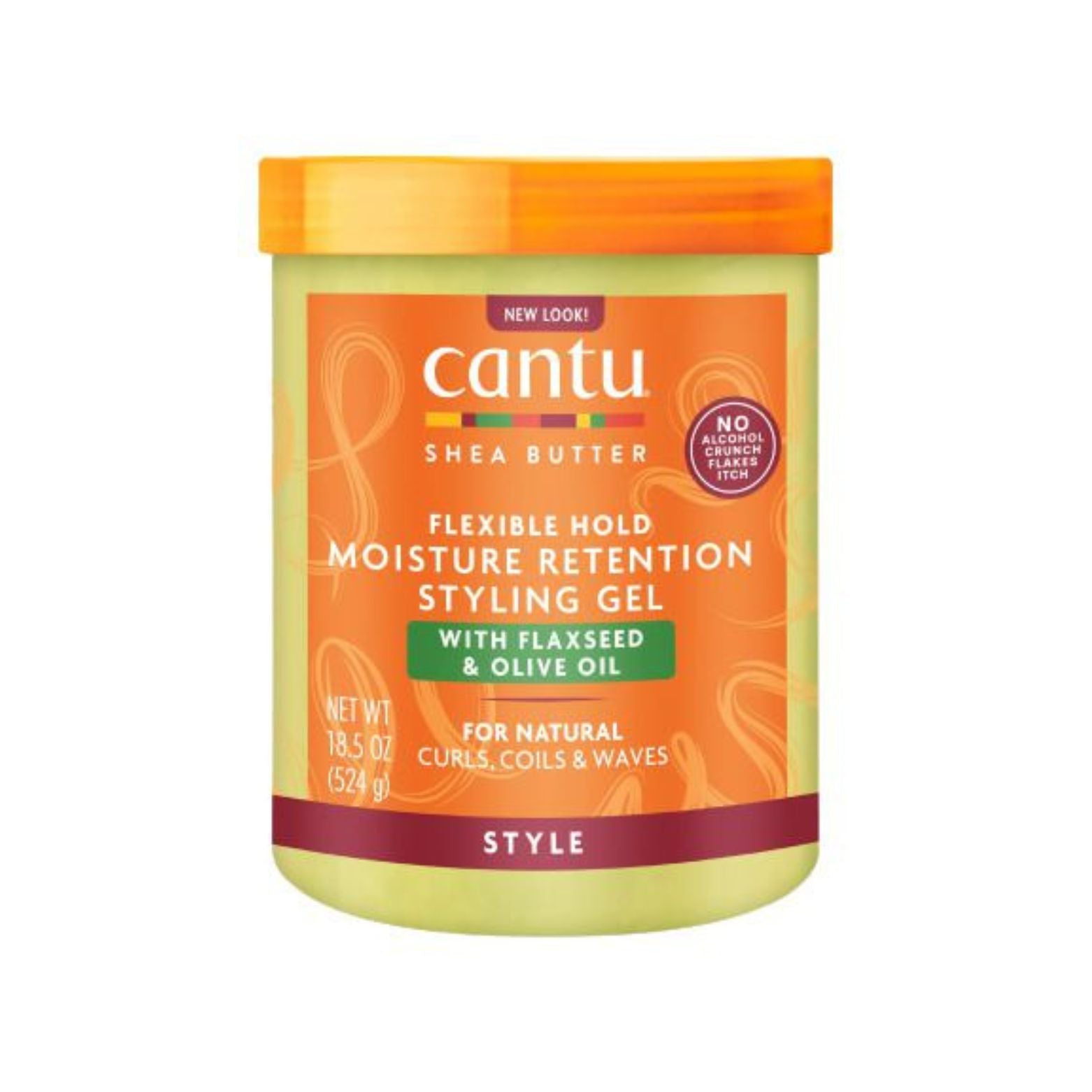 Cantu Shea Butter Flexible Hold Flaxseed & Olive Oil - Letitysgeeli 524g