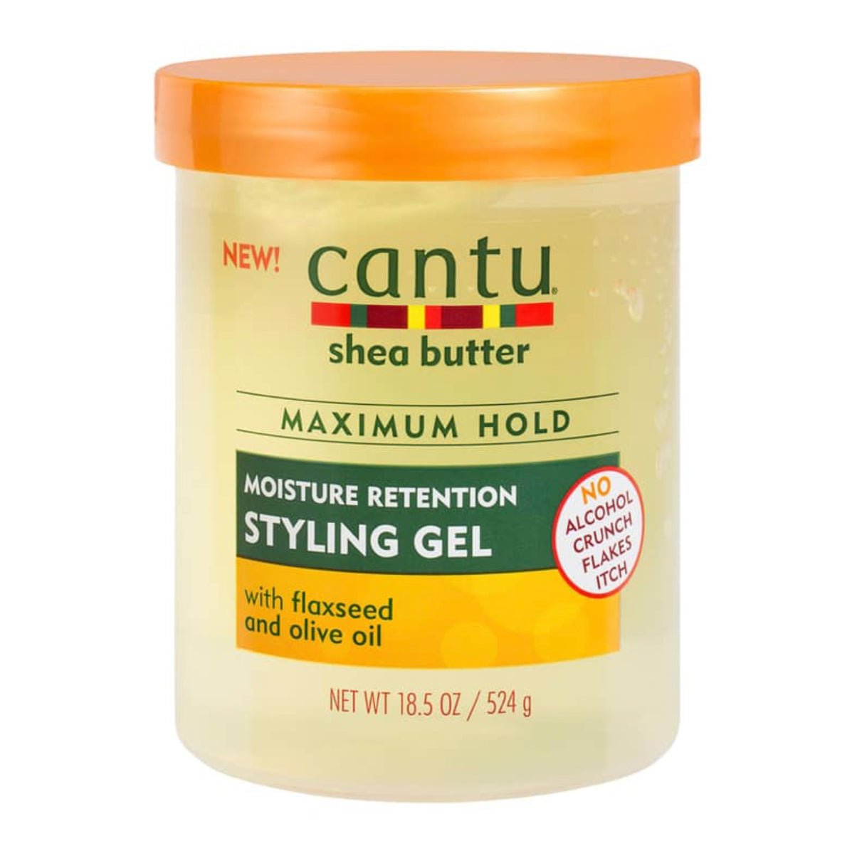 Cantu styling gel flaxseed/olive - Letitysgeeli - Kuituhiukset.fi