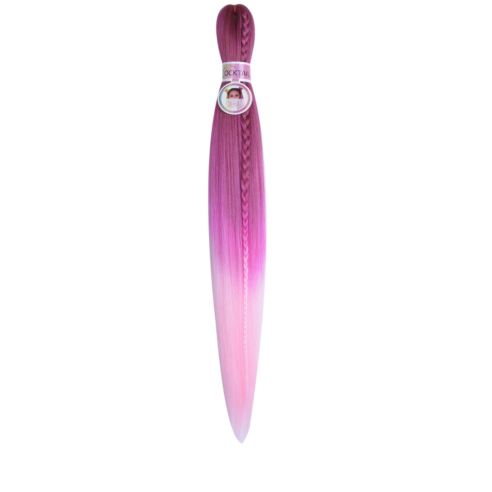 Cocktail PreStretched 3 - värinen 70cm - Kuituhiukset.fi