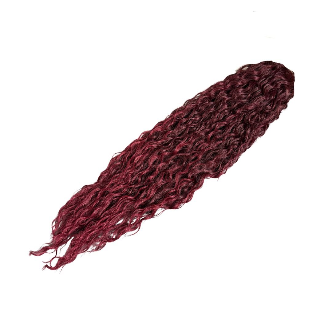 ICHA Beauty Waterwave kuituhiusponinhäntä 70cm pituus ja tekstuuri